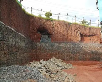 Soil nailing and gabion works at Finolex Cables, Verna, Goa